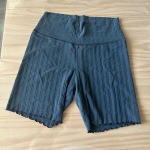 Aerie Women's dark grey High-Waisted Shorts